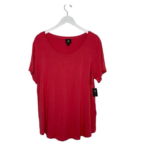 Jm Collection Women's Chrysanthemum Top Plus‎ Size 1X NWT - Picture 1 of 5